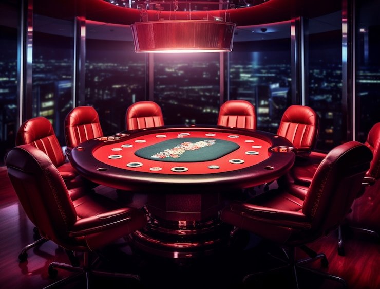 Studio live Dragon Tiger dengan dealer dan tampilan kartu real-time